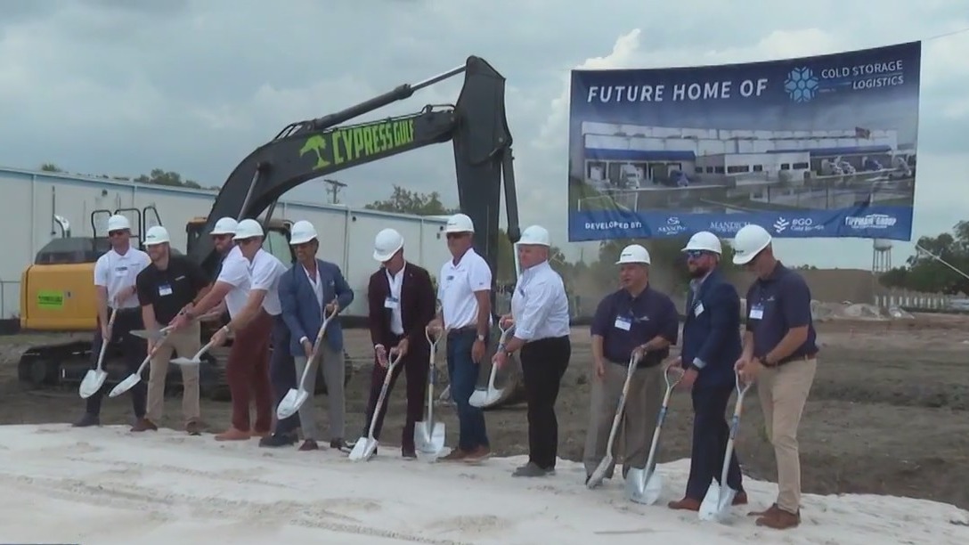 Construction begins on Tampa cold storage warehouse